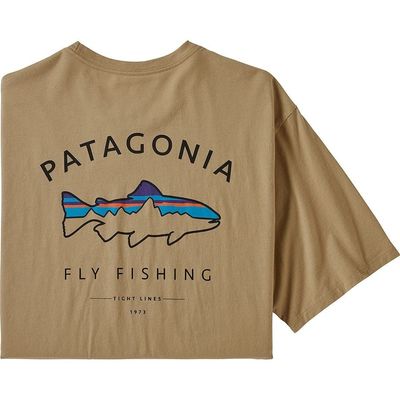 Patagonia Mens Framed Fitz Roy Trout Organic T-Shirt