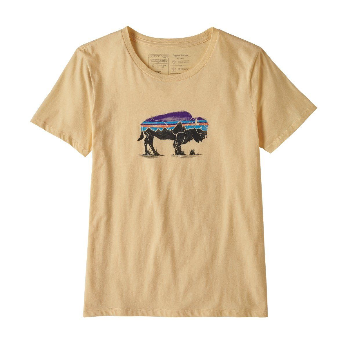 Patagonia Women&#39;s Fitz Roy Bison Organic Crew T-Shirt