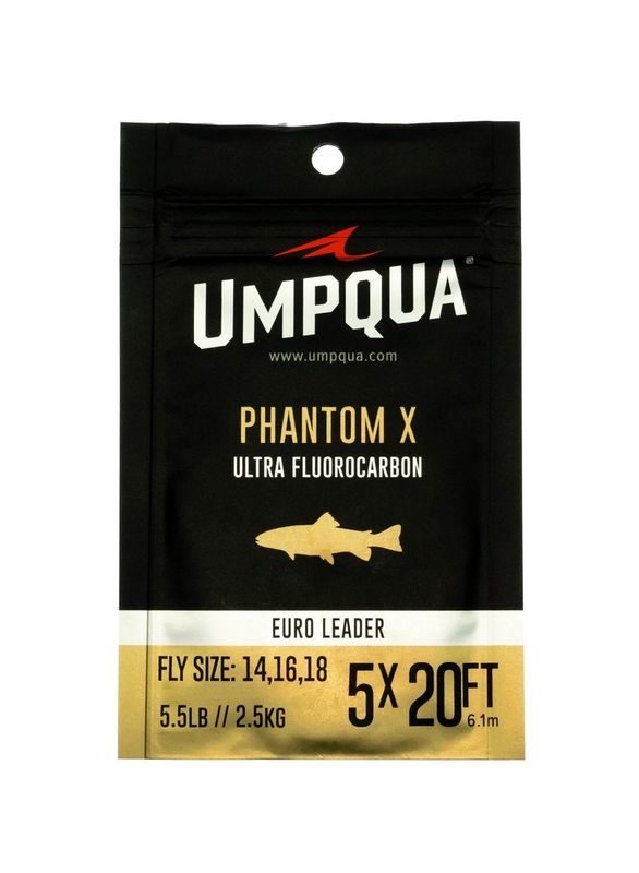 Umpqua Phantom X Ultra Fluorocarbon Euro Leader 20ft 