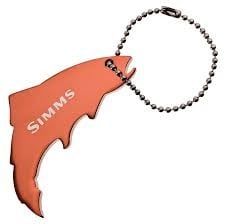 Simms Thirsty Trout Keychain Orange