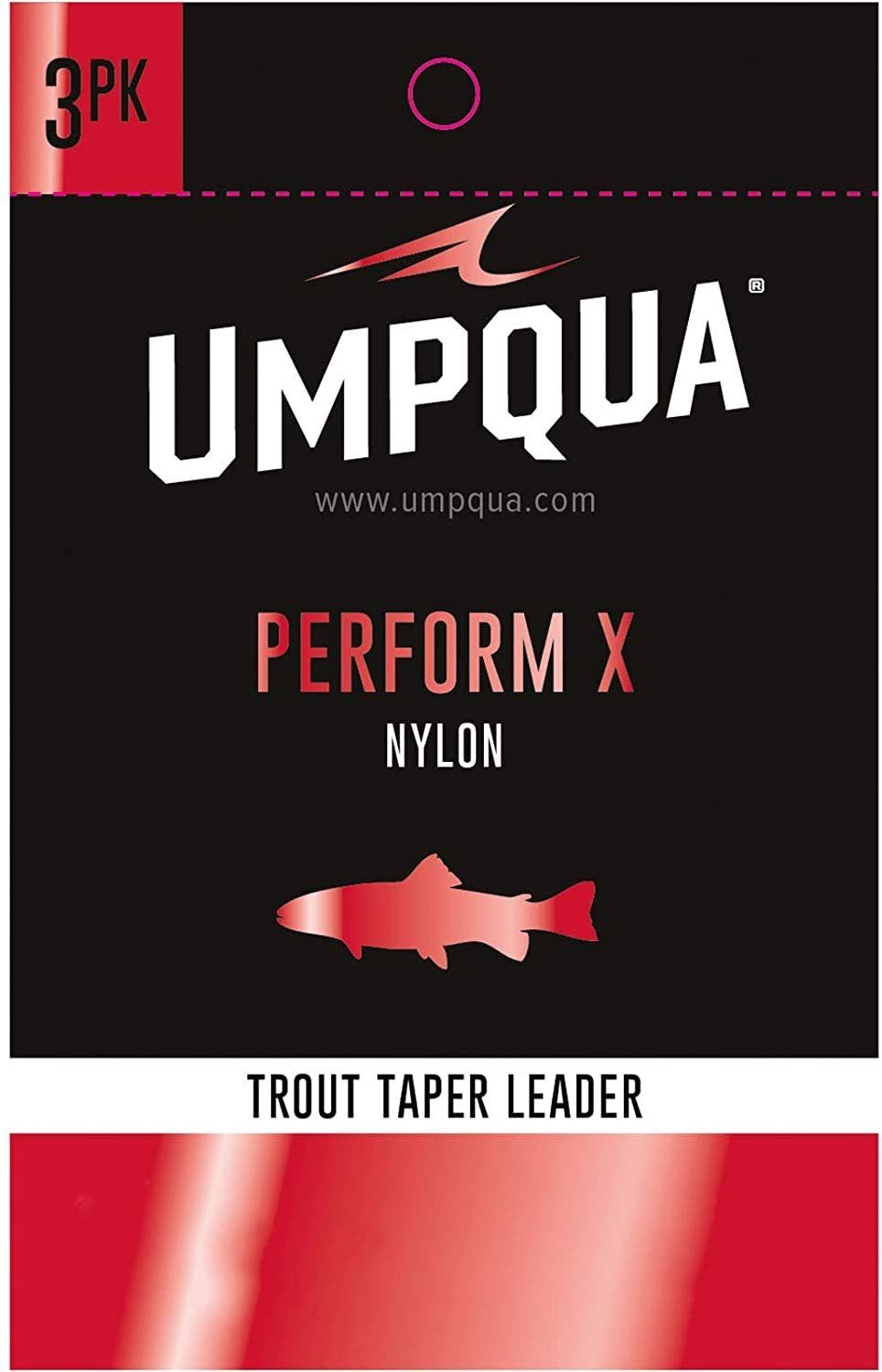 Umpqua Perform X Nylon Trout Leader - 3-Pack