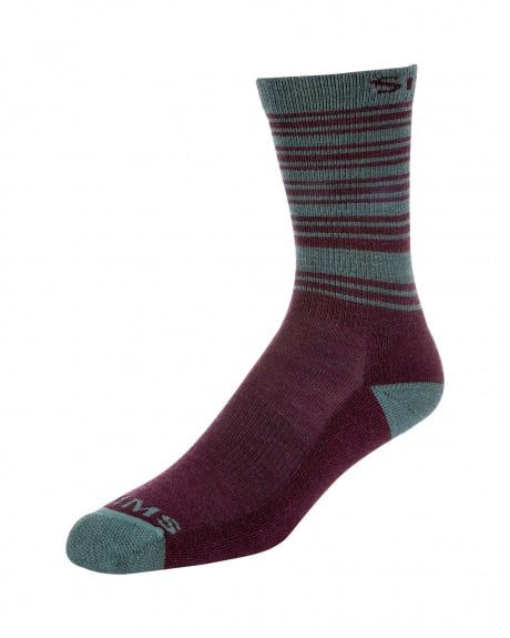 Simms W&#39;s Merino Lightweight Hiker Sock Garnet