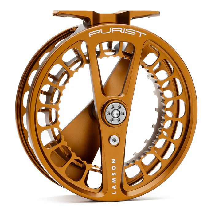 Lamson Purist II Click Paw Reel - Whiskey