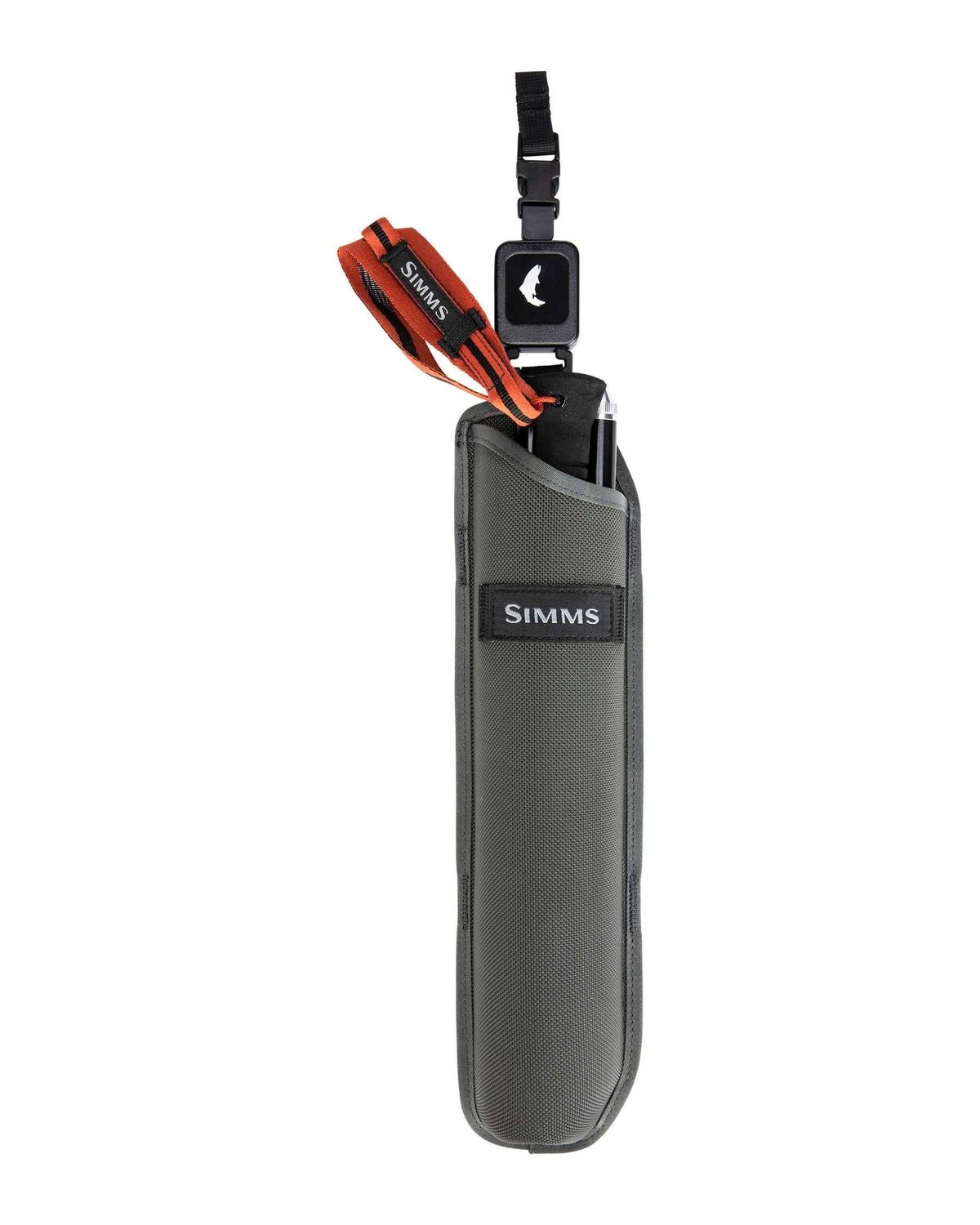 Simms Wading Staff with Retractor - Black