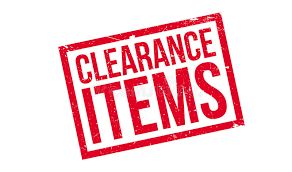 Clearance Items!