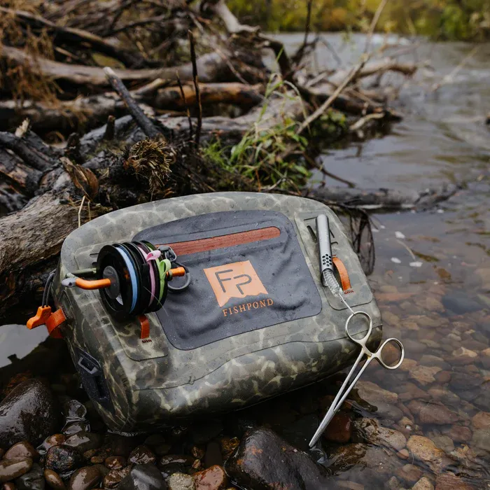 Fishpond Thunderhead Submersible Lumbar Pack, Color: Riverbed Camo