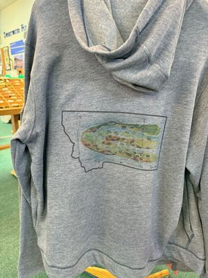 Sweetwater Fly Shop Logo&#39;d Zip up Hoody