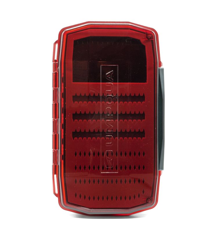 Umpqua Silicone WaterProof Walkabout Large Claret Fly Box
