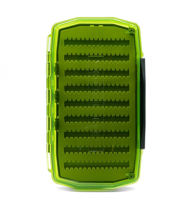 Umpqua Silicone WaterProof Essential Fly Box- Large, Color: Hot Green