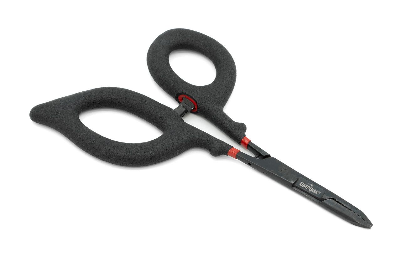 Umpqua River Grip Straight Scissor Forceps  6&quot;