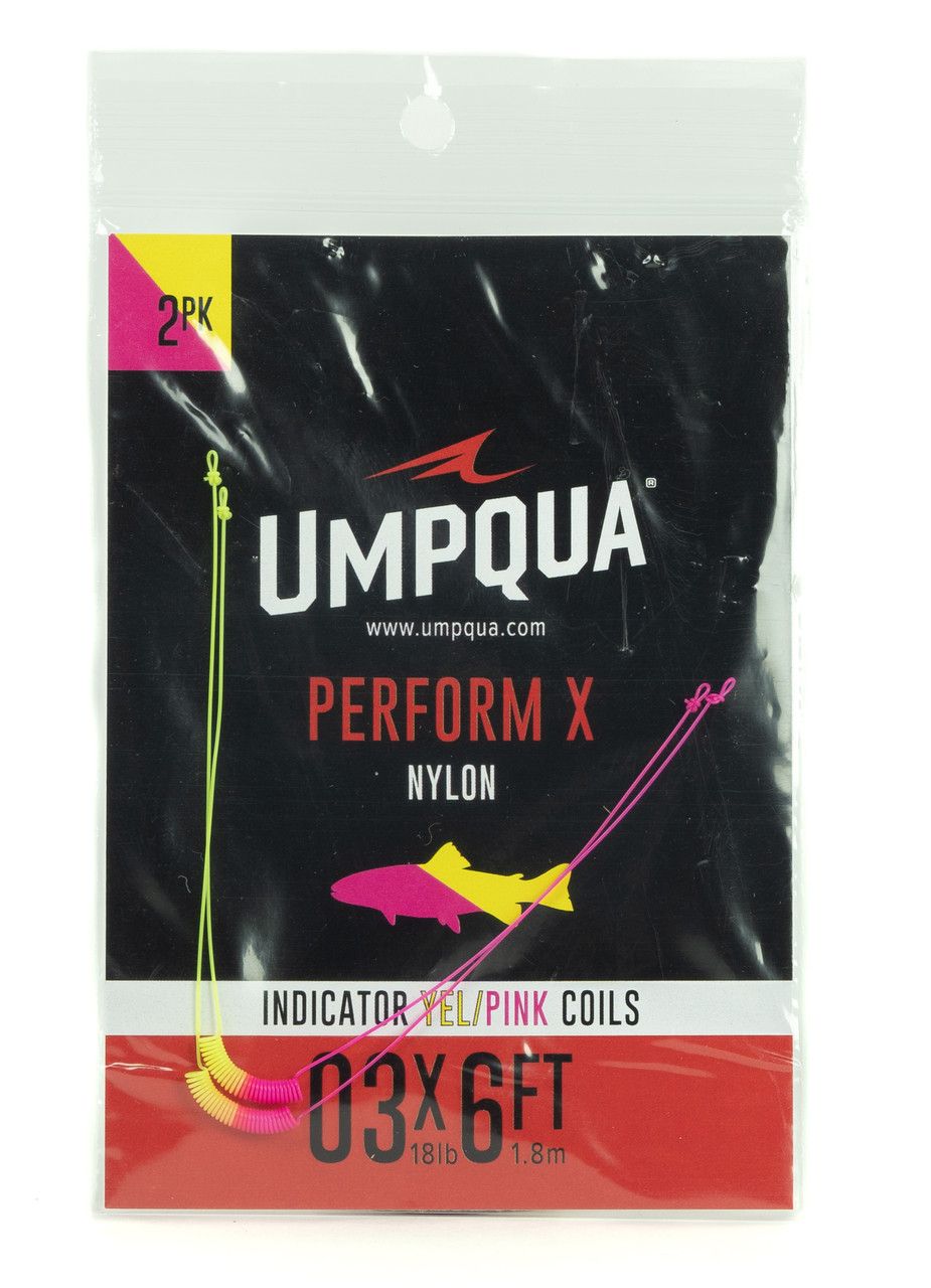 Umpqua Perform X Nylon Indicator Coils, Color: Yellow/Pink