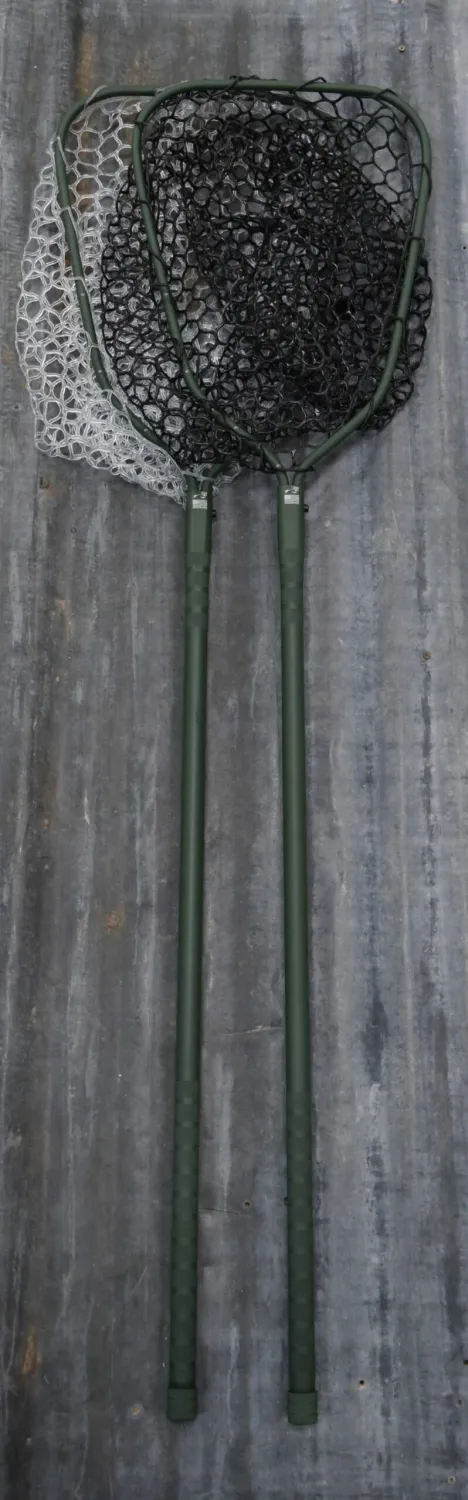 Rising Fishing Boat Net, Color: Hunter Green w/ Black Net