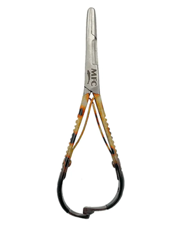 Montana Fly Company Mitten Scissor Clamp- River Camo 5"