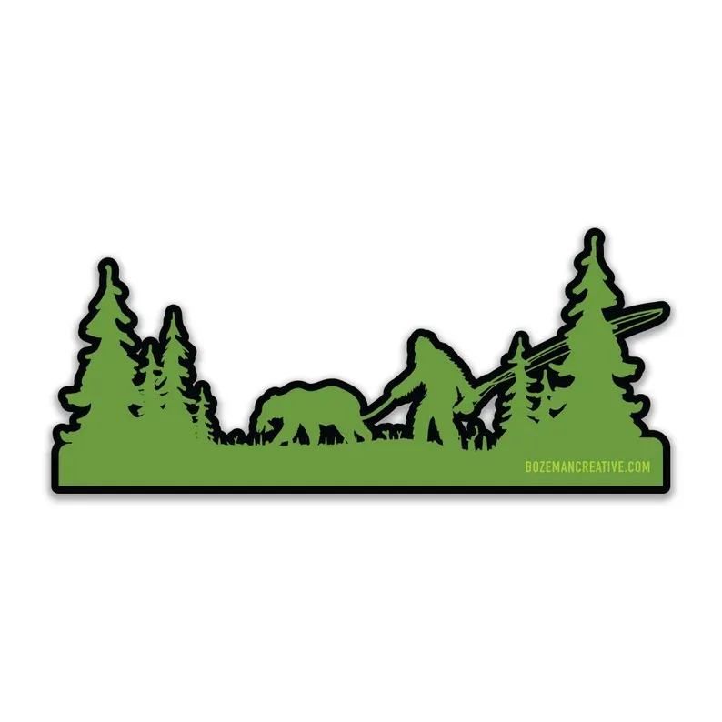 Bozeman Creative Sticker Hairy &amp; Beary