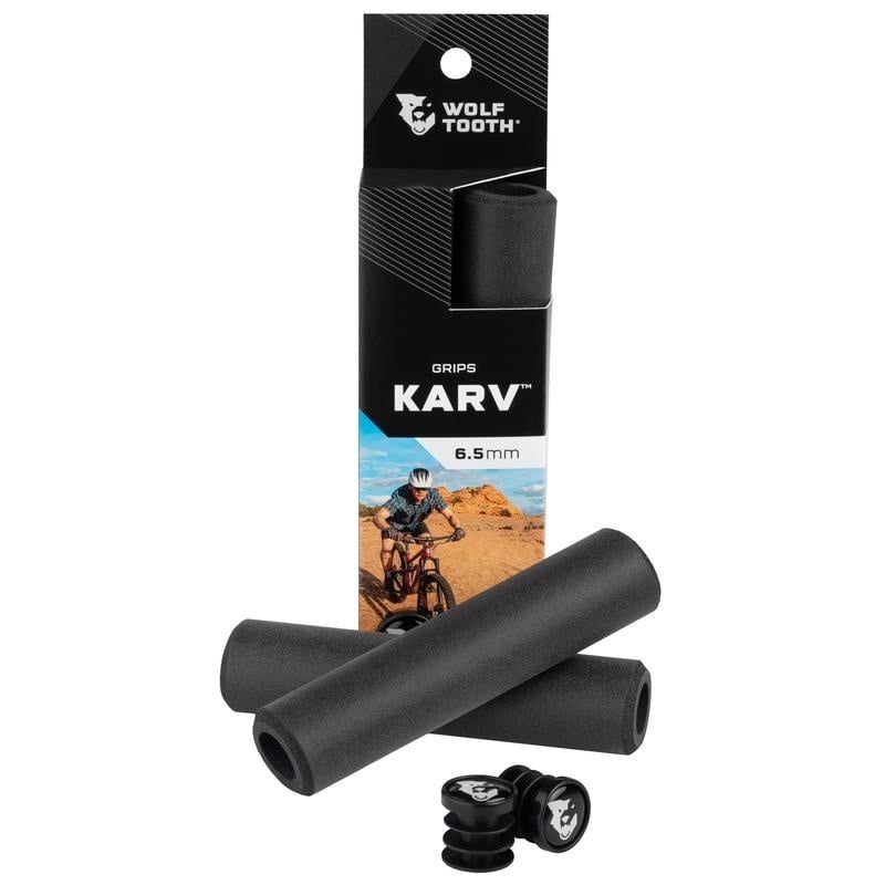 Wolf Tooth components, Karv, Grips, Color: BLACK