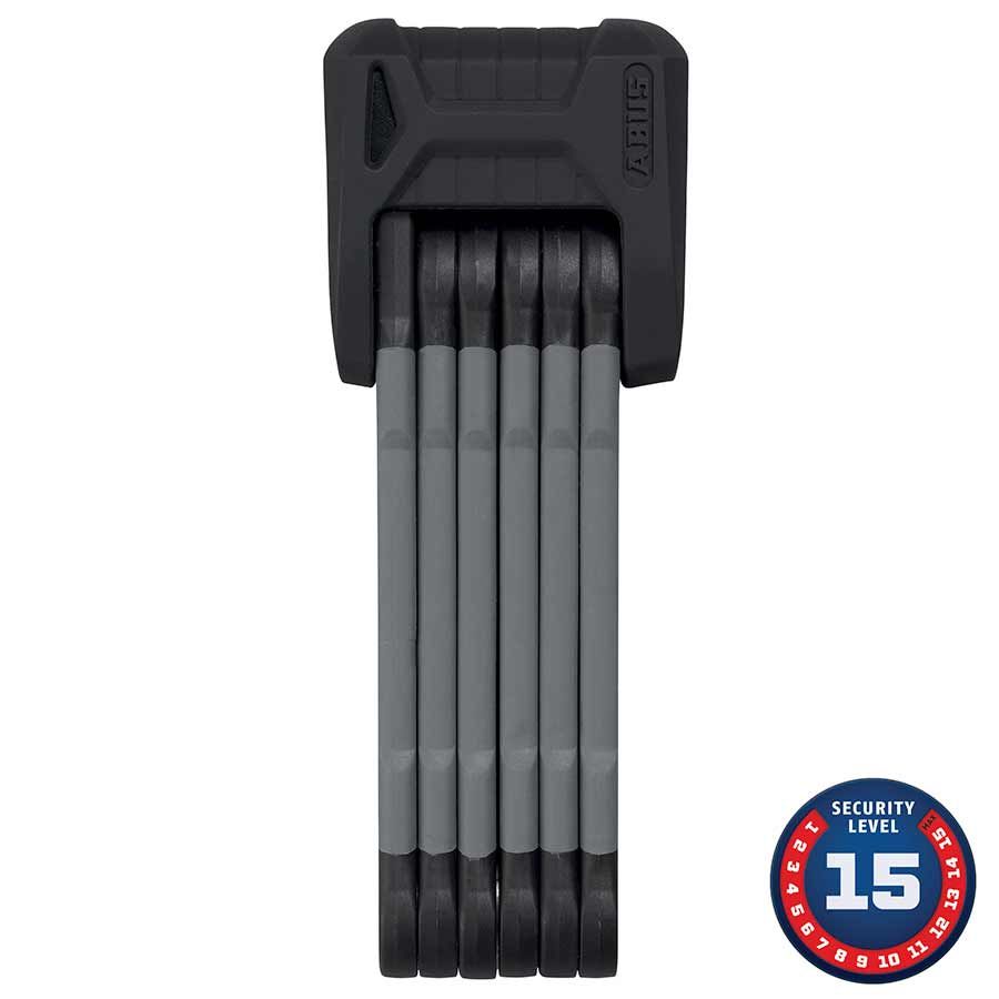 Abus, Bordo Granit XPlus 6500, Folding Lock, Key, 85cm, 2.8&#39;, 5.5mm, Black