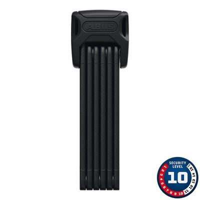 Abus, Bordo XPlus 6000K, Folding Lock, Key, 5.0mm, 90cm, 2.95&#39;, SF, Black