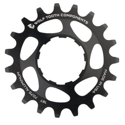 Wolf Tooth Single Speed Aluminum Cog: 20T, Compatible with 3/32&quot; chains
