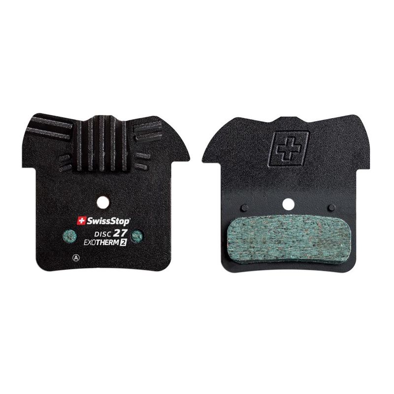 Exotherm2 27, Disc Brake Pads, Shape: Shimano D-Type/H-Type, Organic, Pair