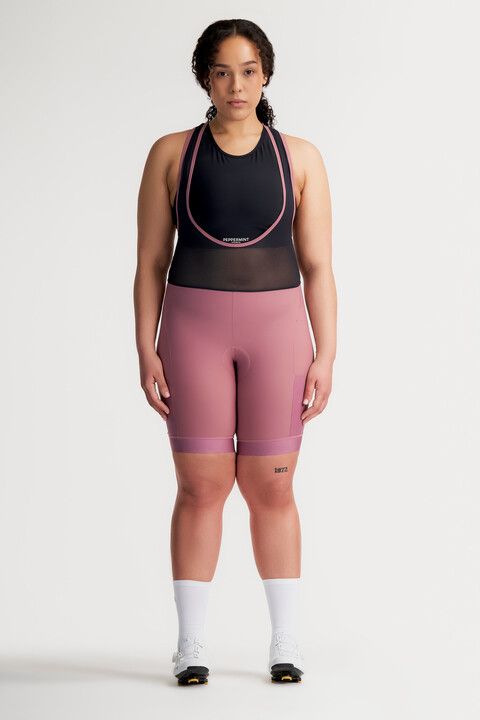 PEPPERMINT SIGNATURE CARGO BIB, Size: XS, Color: BLUSH