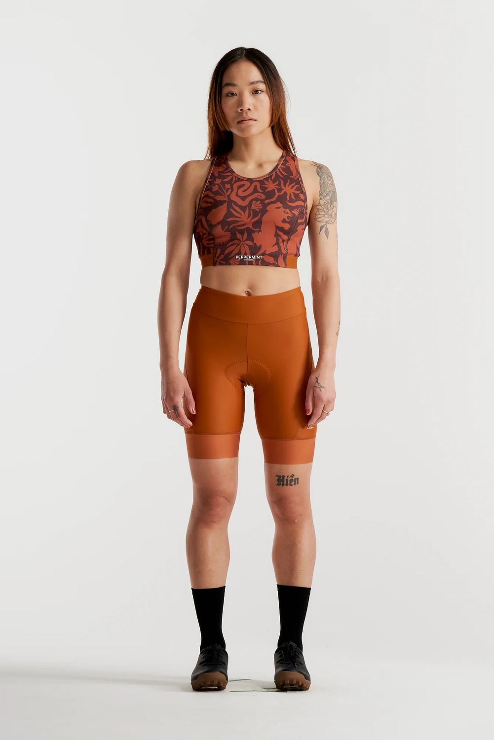 PEPPERMINT SIGNATURE HIGH-NECK BRA, Size: S, Color: WILD ROSEWOOD
