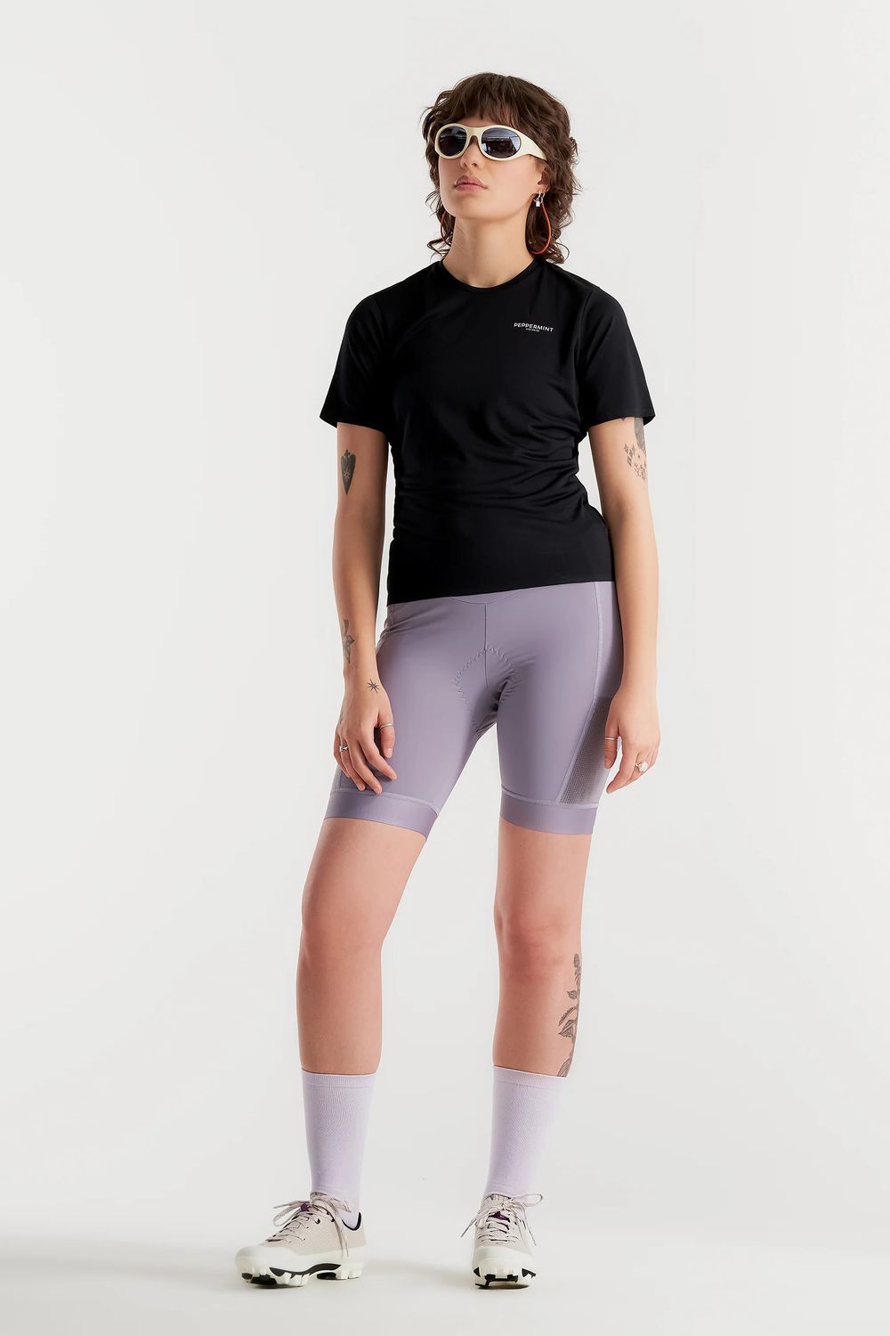 PEPPERMINT SIGNATURE SHORT SLEEVE TEE, Size: S, Color: BLACK