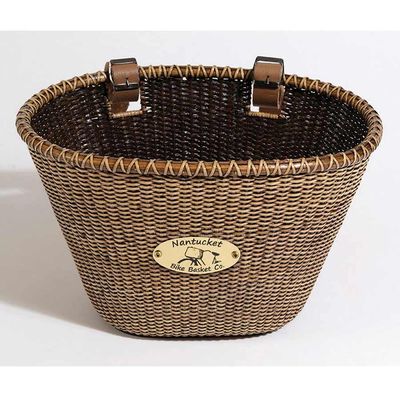 Nantucket, Ligthship, Oval basket, 14&#39;&#39;x10&#39;&#39;x8.5&#39;&#39;, Stained