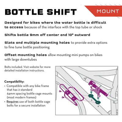 Wolf Tooth Components, B-Rad Bottle Shift