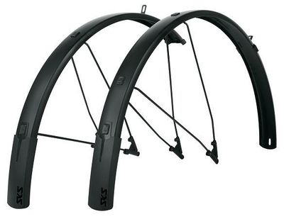 SKS Fender, B56 Bluemels Style, 700 x 38 - 47c, Matte Black, Set