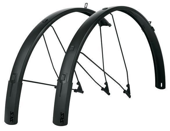 SKS Fender, B56 Bluemels Style, 700 x 38 - 47c, Matte Black, Set