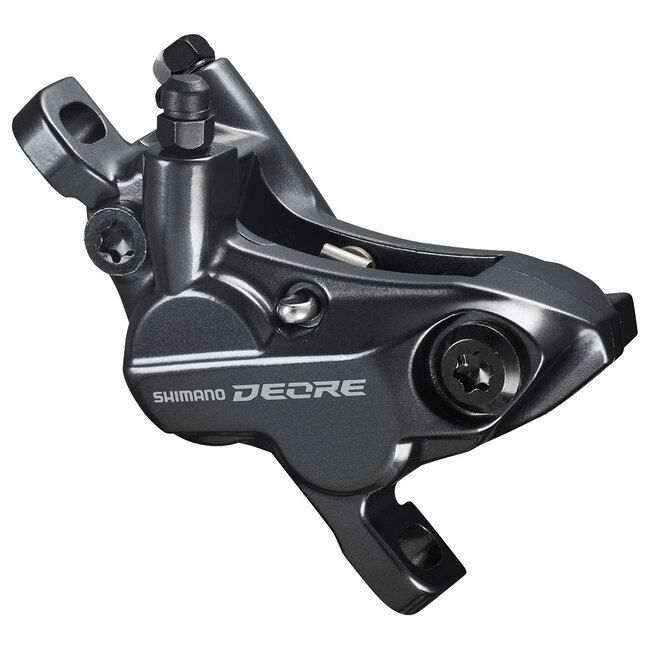 HYDRAULIC DISC BRAKE, BR-M6120, DEORE, FRONT OR REAR, W/O ADAPTER, W/D02S METAL PAD (W/O FIN)