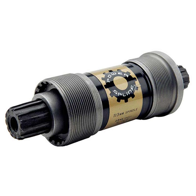 Truvativ, Power Spline bottom bracket, BSA, 68mm, 118mm, Steel, Grey, 00.6415.029.000