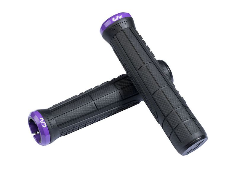 LIV SWAGE SINGLE LOCK­ON GRIP  BLACK/PURPLE