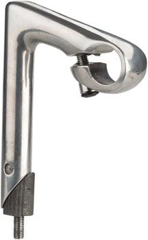 Kalloy Road Quill Stem - 80mm, 25.4 Clamp,  22.2-24tpi Quill, Aluminum, Silver