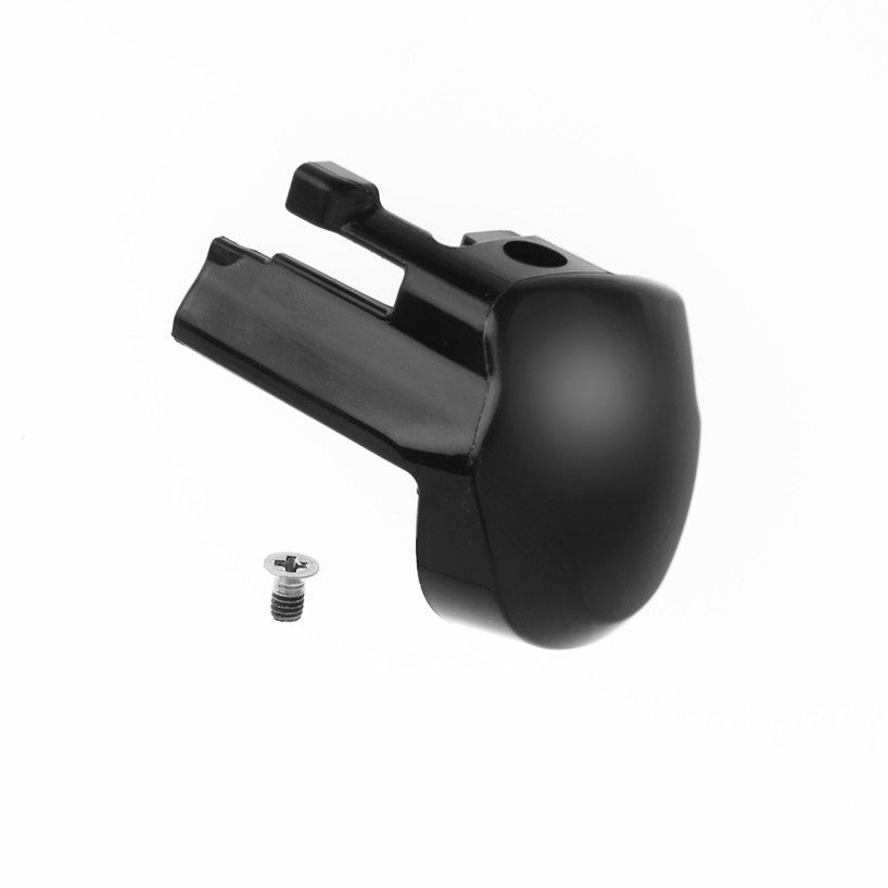 ST-R7000 LEFT HAND NAME PLATE &amp; FIXING SCREW (BLACK)