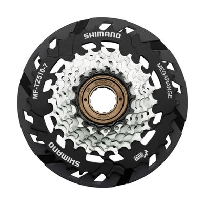 Multiple Freewheel MF-TZ510-7 7-Speed 14-16-18-20-22-24-34T With Spoke Protector