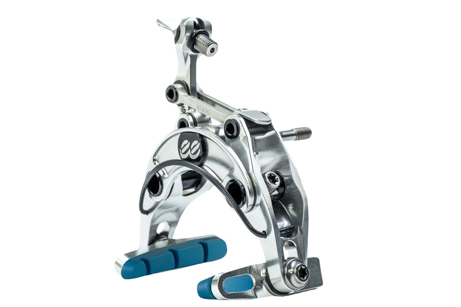eeBrake G4 Road Brake Caliper - Center Mount Rear Silver