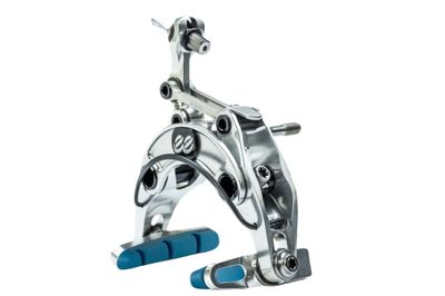 eeBrake G4 Road Brake Caliper - Center Mount Rear Silver