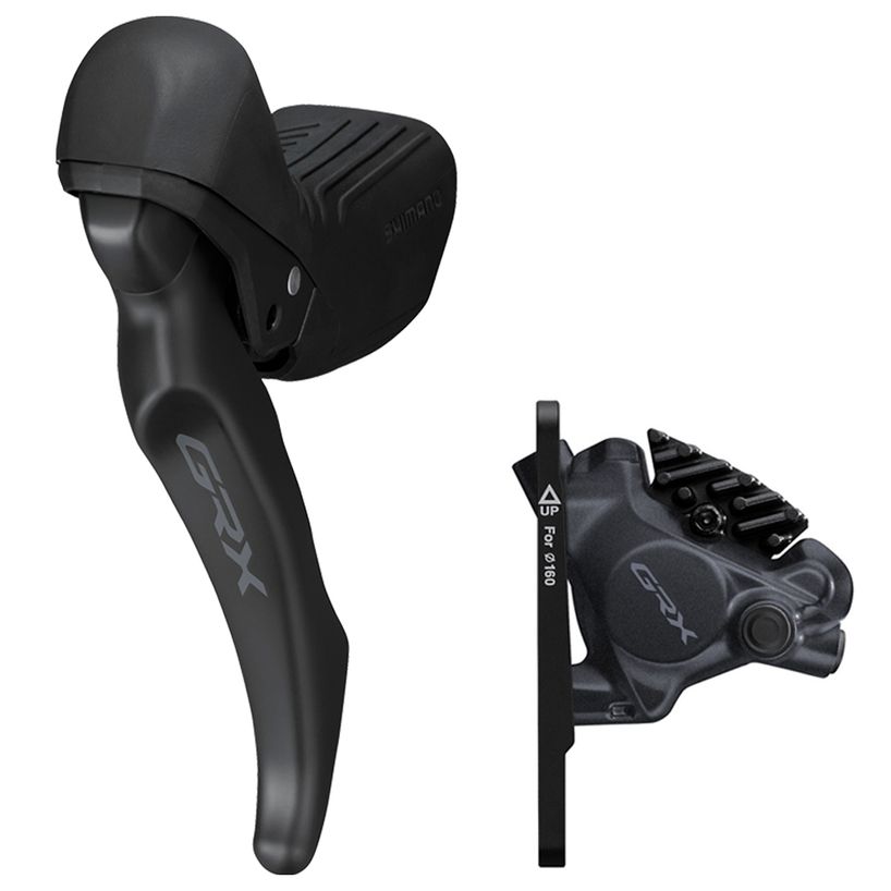 DISC BRAKE ASSEMBLED SET/J-KIT DIRECT, GRX, BL-RX610-L(L), BR-RX410(F), FOR 160MM ROTOR, RESIN PAD (W/FIN), W/CONNECTER INSERT, 1000MM HOSE (SM-BH90 BLACK) ONE