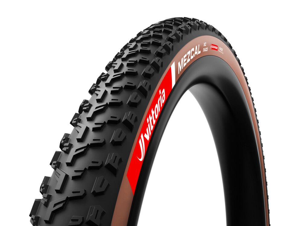 Vittoria Mezcal XC Trail Tire - 29 x 2.40, Tubeless, Folding, Black/Brown, 4C Graphene, G2.0, E-Bike