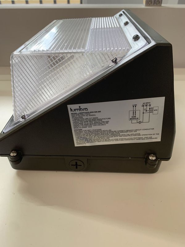 LBWPK302D-60W-50K-BR 60W LED DOB WALLPACK, 120/277V AC, SMD2835, 5000K