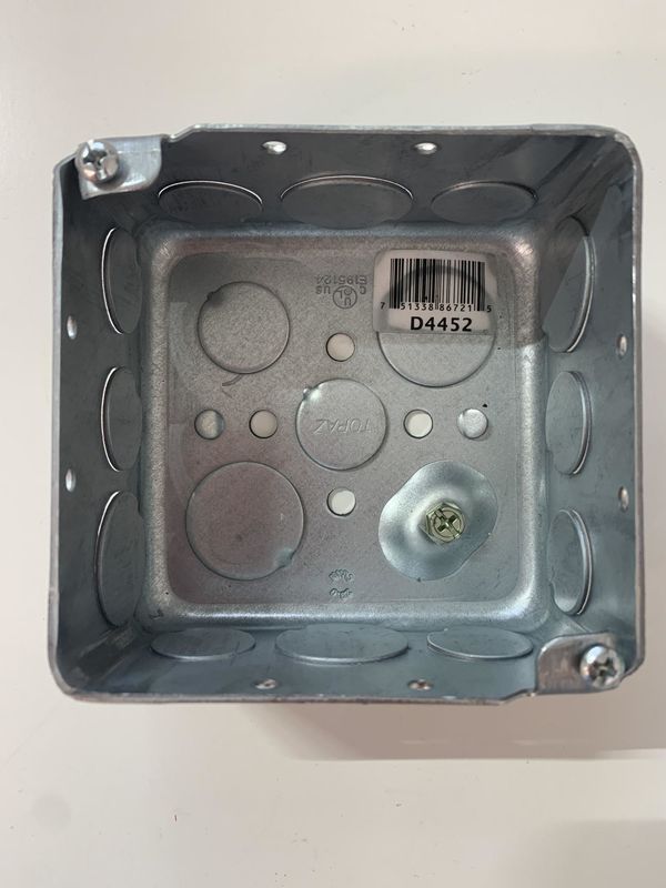 CAJA METAL 4X4 KO 1/2 - 3/4 DEEP 2 1/8 HONDA D4452