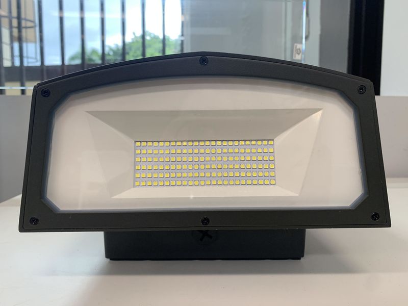 LBWPK703D-50W-50K-BR-NPC 50W DOB LED Slim Profile Wallpack, 120-277V SMD3030,CCT: 5000K BRONZE
