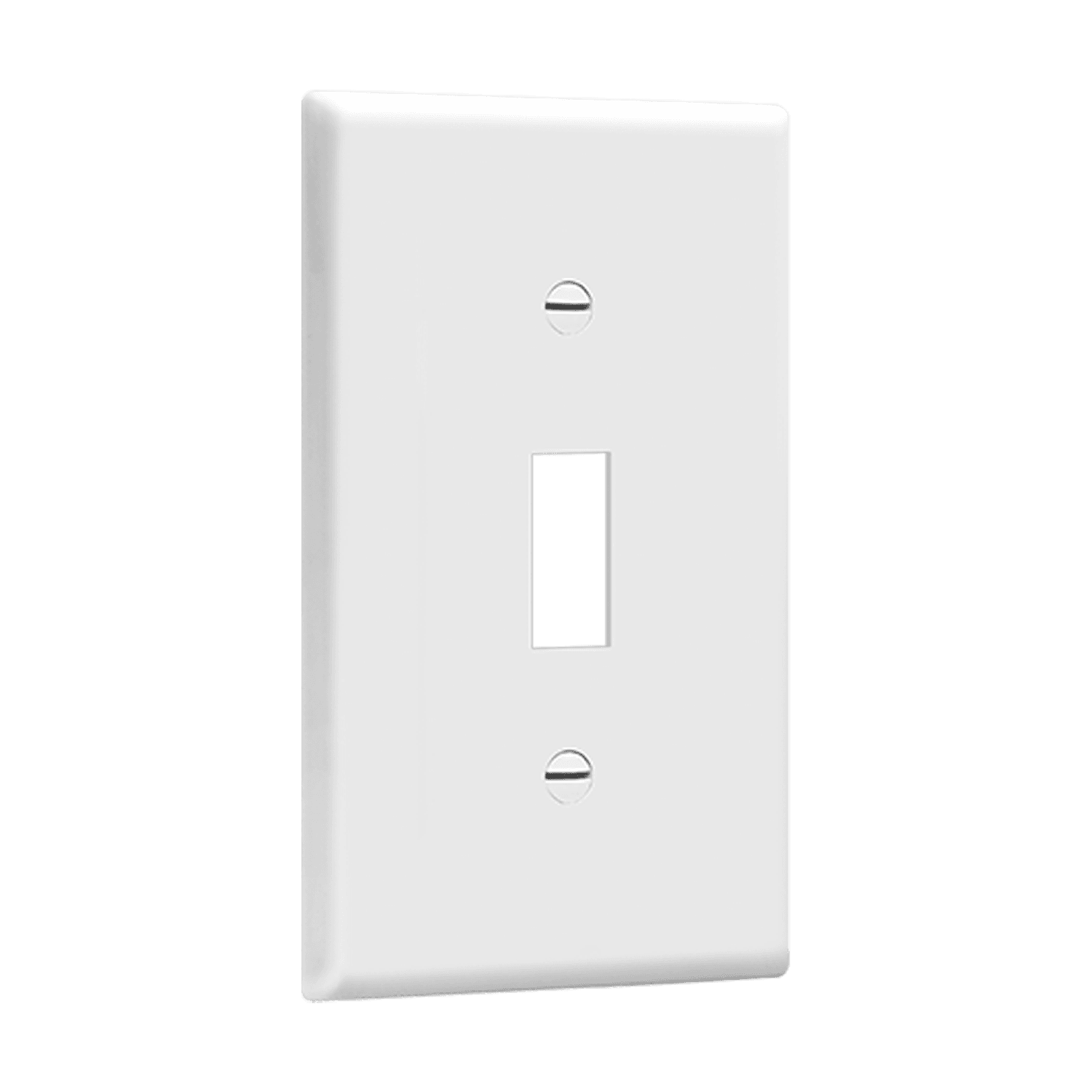8811-W 1-GANG TOGGLE SWITCH PLATE WHiTE (TAPA BLANCA 1 GANGA)