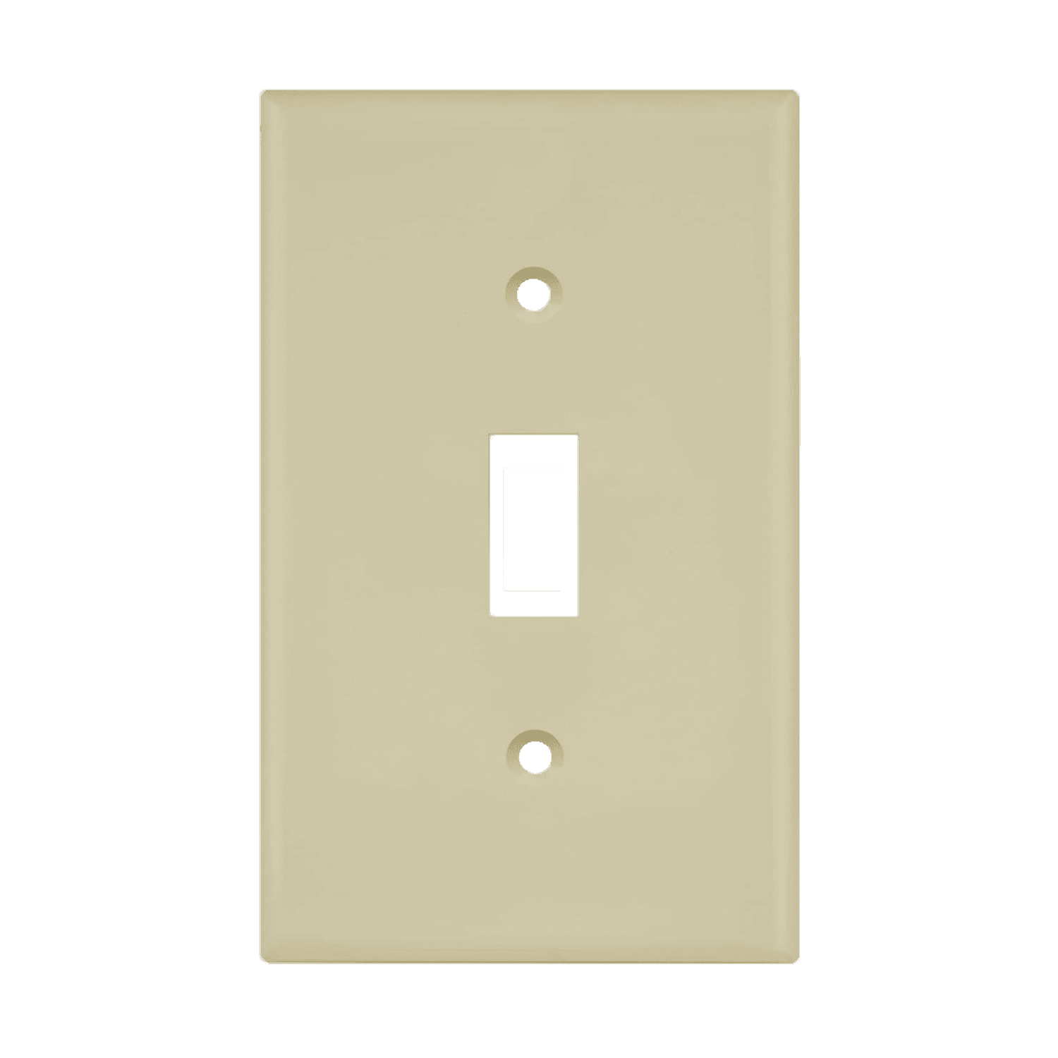 8811-I 1-gang toggle switch plate, Ivory (TAPA SENCILLA IVORY)