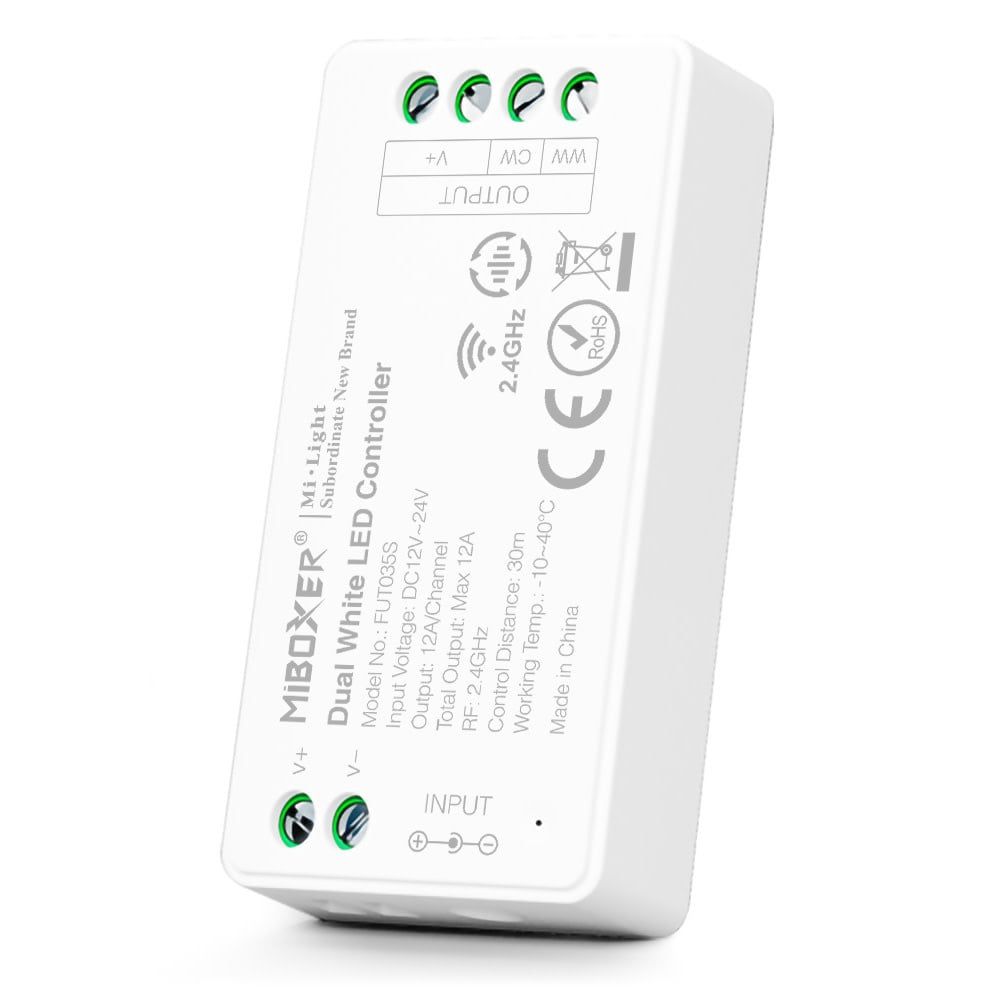 FUT035S LED CONTROLLER  DC12-24V; 12A/CHANNEL 12A MAX DUAL