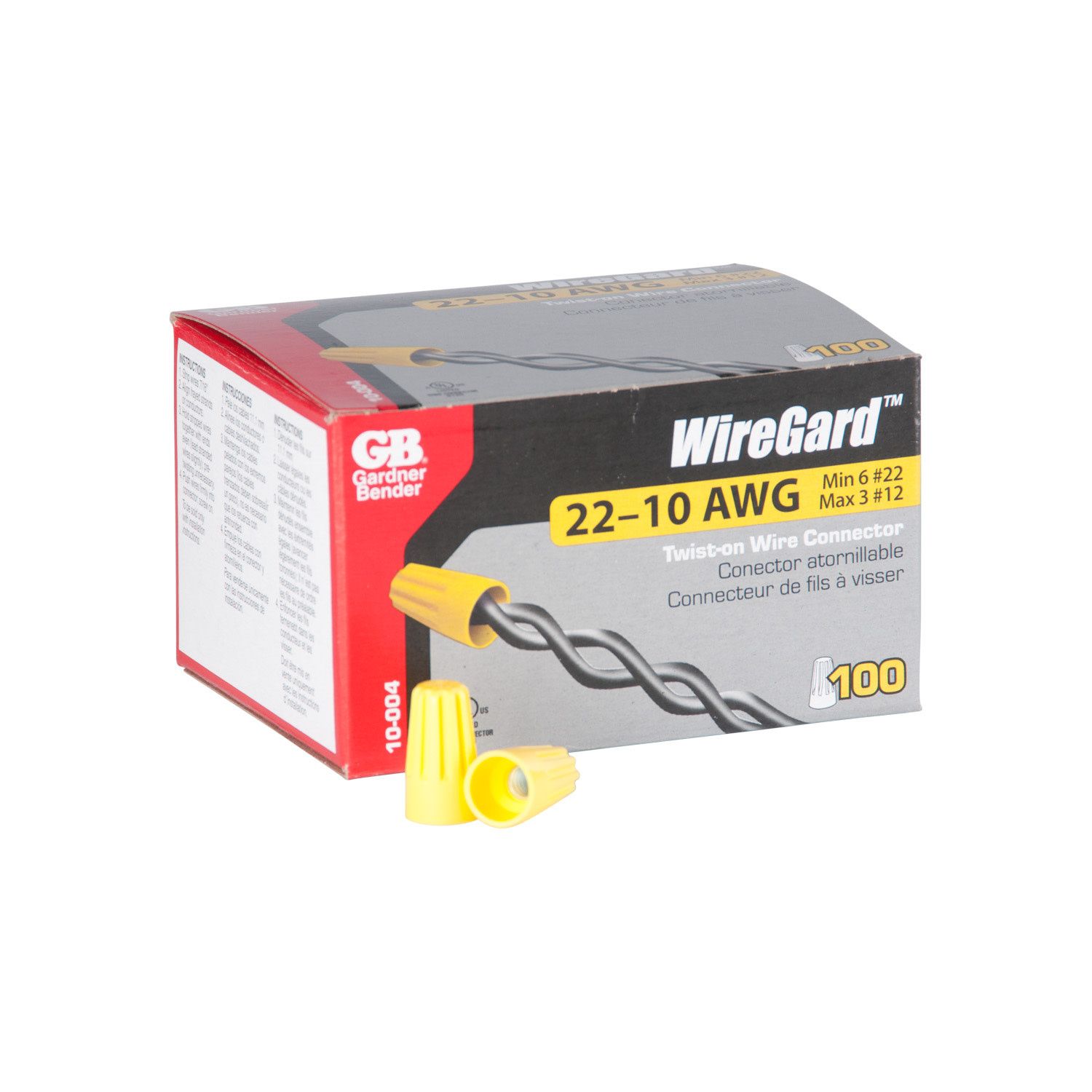 WIRE CONNECTOR MEDIANO AMARILLO -GB 10-004