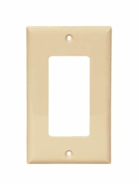 8831-I RESI DECORATOR/GFCI STANDARD WALL PLATE 1 G IVORY