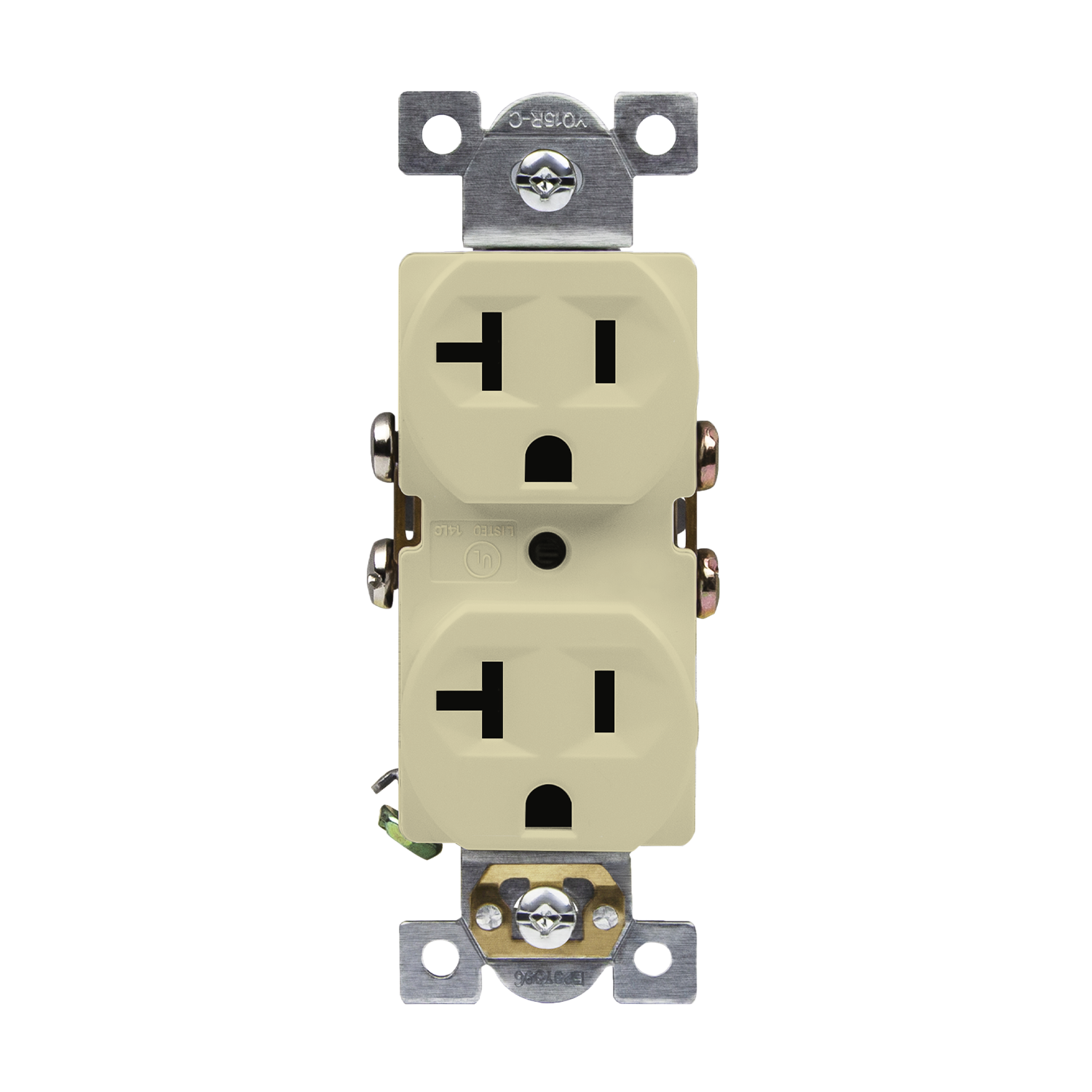 62040-I COMMERCIAL DUPLEX RECEPTACLE 20A 125V 5-20R IV (RECEPTCULO DOBLE 20A)