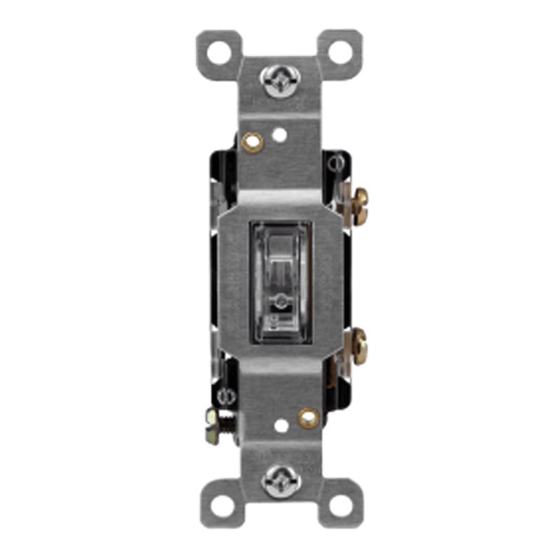 88115L-C RESI LIGHTED TOGGLE SWITCH 15A 120/277V Clear